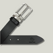 Rigoroso Leather Belt, Black