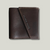 Grande Pelle Wallet with Magnetic Closure 100x100x15mm, Sorrento Leather, Chocolate