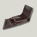 Grande Pelle Wallet with Magnetic Closure 100x100x15mm, Sorrento Leather, Chocolate
