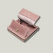 Grande Pelle Lettera Wallet with Coin Pocket 100x100x20mm, Sicillia Leather, Fuchsia