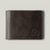 Grande Pelle Onda Wallet 110x90x10mm, Glossy Leather, Chocolate