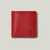 Grande Pelle Lettera Wallet with Coin Pocket 100x100x20mm, Sicillia Leather, Red