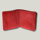 Grande Pelle Lettera Wallet with Coin Pocket 100x100x20mm, Sicillia Leather, Red