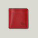 Grande Pelle Lettera Wallet with Coin Pocket 100x100x20mm, Sicillia Leather, Red