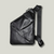 Grande Pelle Men&rsquo;s Shoulder Bag 310x210mm, Glossy Leather, Sicillia Black