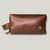 Grande Pelle Men's Toiletry Bag Size L 110x230x110mm, Terracotta