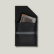 Grande Pelle Viop Wallet 100x100x15mm, Glossy Leather, Chocolate with Terracotta