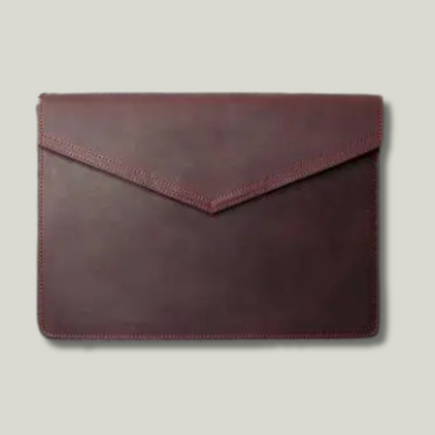 Шкіряний чохол для MacBook 12 ' шкіра Crazy Horse, бордо 612161 фото