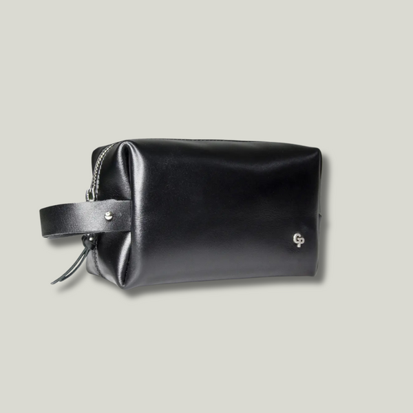 Grande Pelle Men's Toiletry Bag Size L 110x230x110mm, Black