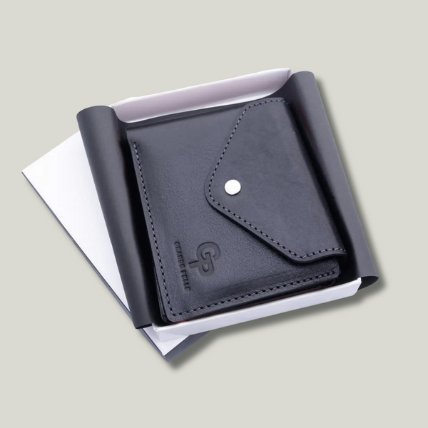 Grande Pelle Wallet 115x90mm, Black