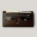 Grande Pelle Сinturino Wallet 195x100x15mm, Glossy Leather, Chocolate