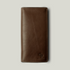 Grande Pelle Сinturino Wallet 195x100x15mm, Glossy Leather, Chocolate