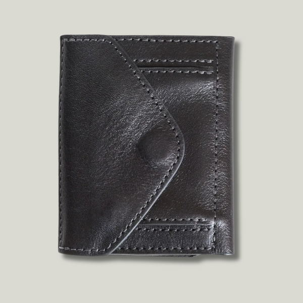 Grande Pelle Wallet, Sicillia Leather, Black