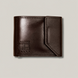 Затискач для купюр Grande Pelle Soldi 100х80х15 мм глянцева шкіра шоколад 120620 фото
