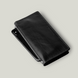 Grande Pelle Uccello Wallet 200x100x15mm, Glossy Leather, Black