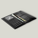 Grande Pelle Uccello Wallet 200x100x15mm, Glossy Leather, Black