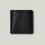 Grande Pelle Lettera Wallet with Coin Pocket 100x100x20mm, Sicillia Leather, Black