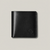 Grande Pelle Lettera Wallet with Coin Pocket 100x100x20mm, Sicillia Leather, Black