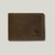 Grande Pelle Clip-Wallet 110x80mm, Crazy Horse Leather, Chocolate