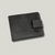 Grande Pelle Buttoned Wallet Onda 110x10mm, Crazy Horse Leather, Black