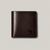 Grande Pelle Lettera Wallet with Coin Pocket 100x100x20mm, Sicillia Leather, Chocolate