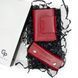 Grande Pelle Gift Set: Leather Wallet + Key Holder, Red