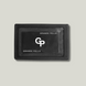 Grande Pelle Pension Certificate Holder 115x80mm, Crazy Horse Leather, Black