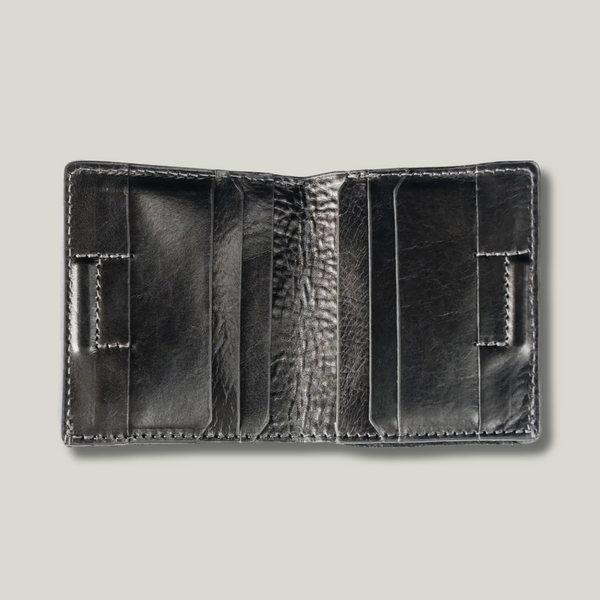 Grande Pelle Wallet 100x100x20mm, Sorrento Leather, Black