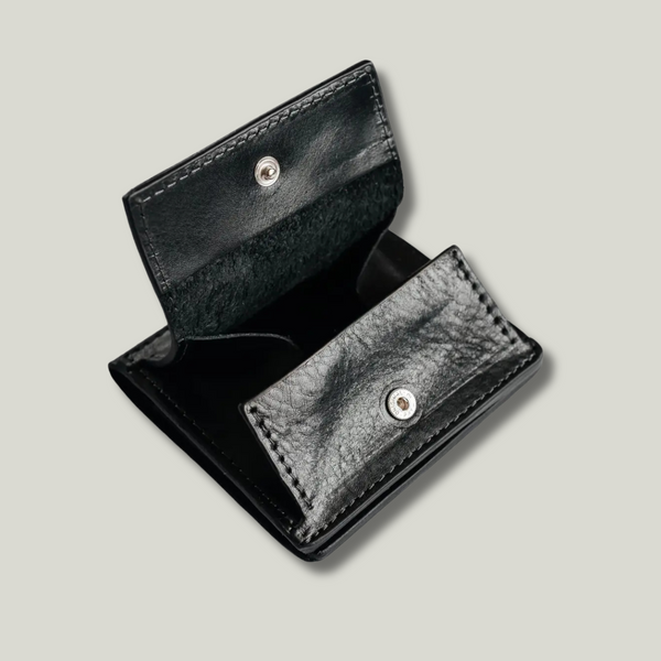 Grande Pelle Wallet 100x100x20mm, Sorrento Leather, Black