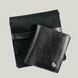 Grande Pelle Wallet 100x100x20mm, Sorrento Leather, Black