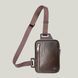 Grande Pelle leather banana bag chocolate