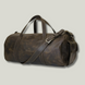 Grande Pelle Travel Bag 25x55x30cm, Crazy Horse Leather, Chocolate