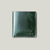 Grande Pelle Lettera Wallet with Coin Pocket 100x100x20mm, Glossy Leather, Green