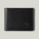 Grande Pelle Onda Wallet 110x90x10mm, Glossy Leather, Black