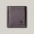 Grande Pelle Lettera Wallet with Coin Pocket 100x100x20mm, Glossy Leather, Burgundy