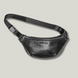 Grande Pelle Waist Bag 230x130x70mm, Glossy Leather, Sicillia Black