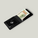 Grande Pelle Money Clip 110x70mm, Glossy Leather, Black