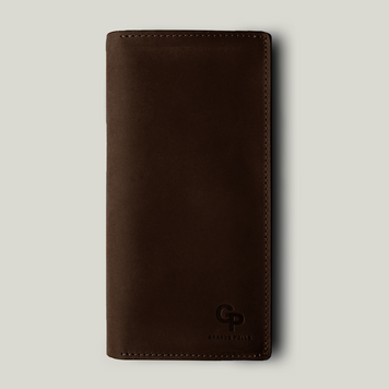 Grande Pelle Wallet Сinturino 195x100x15mm, Crazy Horse Leather, Chocolate