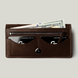 Grande Pelle Wallet Сinturino 195x100x15mm, Crazy Horse Leather, Chocolate