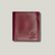 Grande Pelle Lettera Wallet with Coin Pocket 100x100x20mm, Sicillia Leather, Burgundy